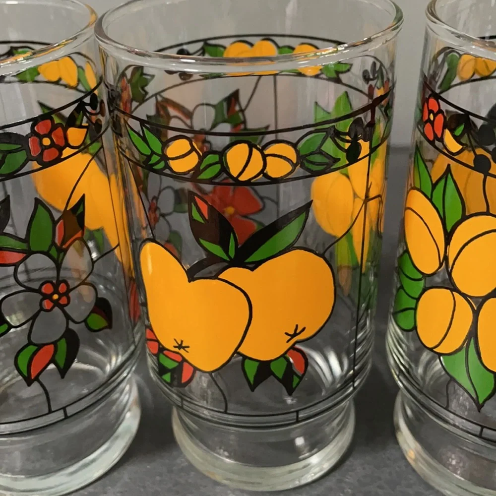 Vintage 70’s Hildi Anchor Hocking water glasses